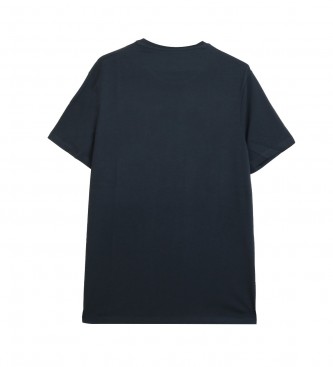 Armani Exchange T-shirt blu con logo