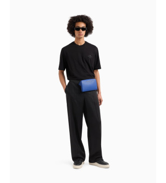 Armani Exchange Majica z logotipom črna