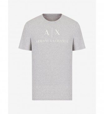 Armani Exchange T-shirt kortrmet med bokskrave gr