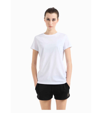 Armani Exchange T-shirt mit normaler Passform wei