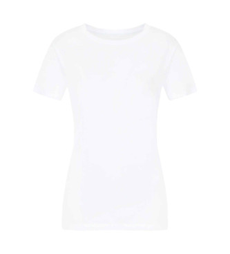 Armani Exchange T-shirt mit normaler Passform wei