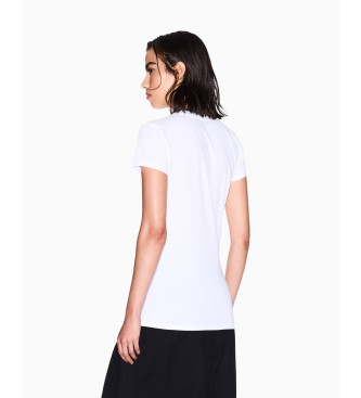 Armani Exchange T-shirt de corte justo branca