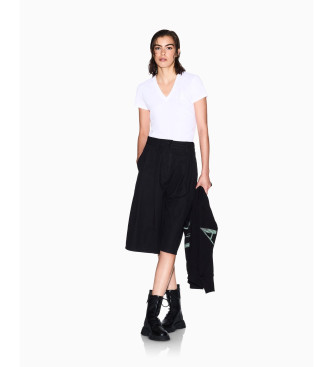 Armani Exchange T-shirt de corte justo branca