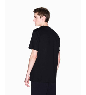 Armani Exchange T-shirt Vinyl czarny