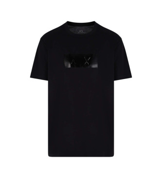 Armani Exchange T-shirt Vinyl czarny