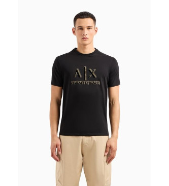 Armani Exchange T-shirts coupe standard noir