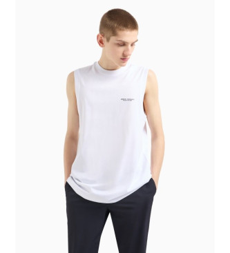 Armani Exchange Majica brez rokavov bela