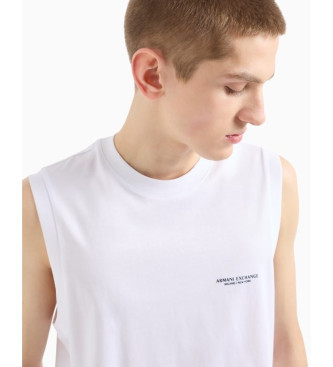 Armani Exchange Majica brez rokavov bela