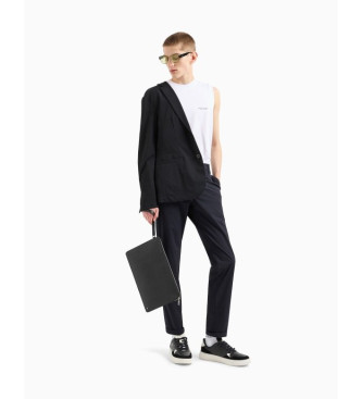 Armani Exchange Majica brez rokavov bela