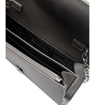 AIX Armani Exchange Cartera con Cadena plateado
