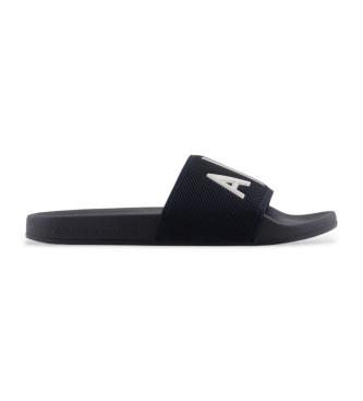 Armani Exchange Flip-flops Knit+ logo marinbl