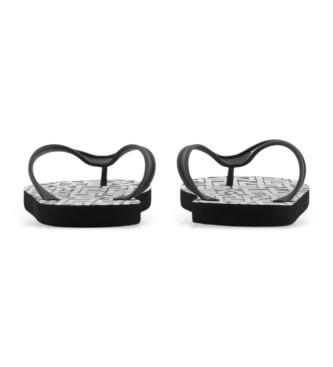 Armani Exchange Flip-flops logotyp svart, vit