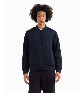 Armani Exchange Mornariška raztegljiva jakna Bomber