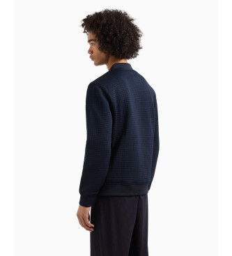Armani Exchange Mornariška raztegljiva jakna Bomber