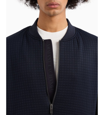 Armani Exchange Mornariška raztegljiva jakna Bomber