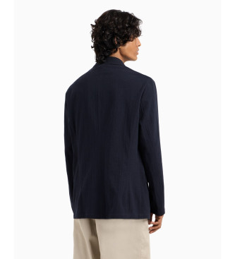 Armani Exchange Veste simple poitrine marine