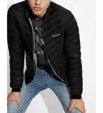 Armani Exchange Lightweight down jacket black