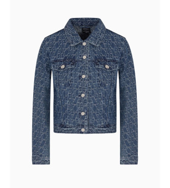 Armani Exchange Veste en jean bleu