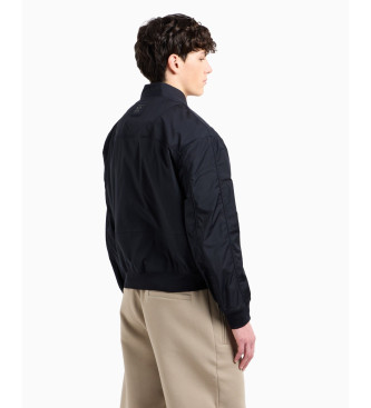 Armani Exchange Giacca con tasca maxi blu navy