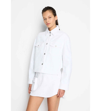 Armani Exchange Denim jacket white