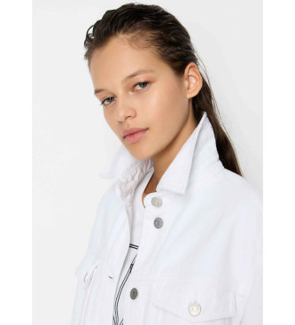 Armani Exchange Denim jacket white