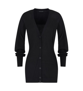 Armani Exchange Black knitted cardigan