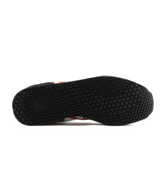 Armani Exchange Sneakers in pelle scamosciata ecologica, rete e nylon rosso