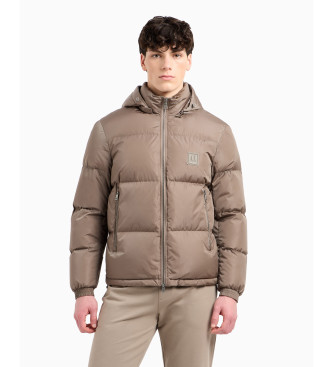 Armani Exchange Braun gesteppte Jacke