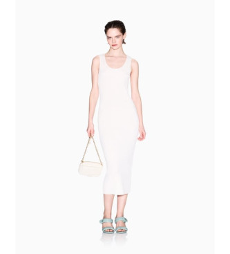 Armani Exchange Abito midi bianco