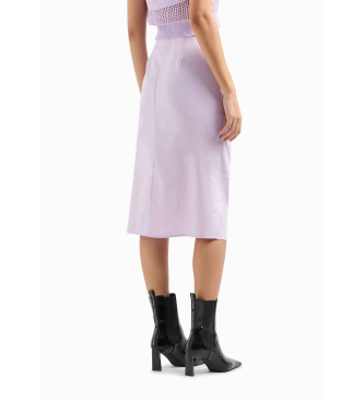 Armani Exchange Pink midi skirt