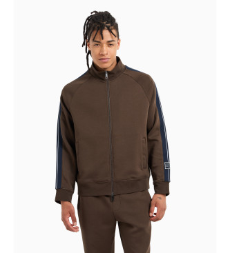 Armani Exchange Brun fleecejakke