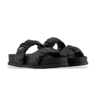 Armani Exchange Sandalias Super negro