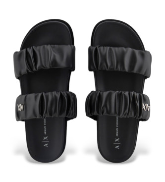 Armani Exchange Sandals Super black