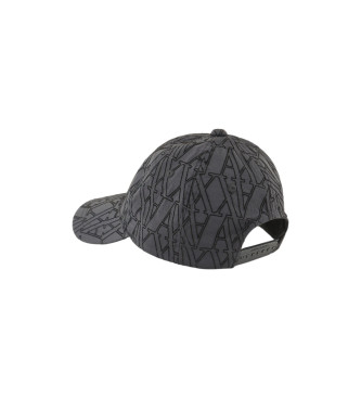 Armani Exchange Casquette de baseball gris fonc