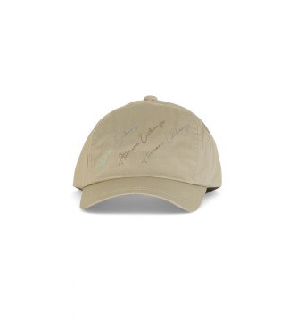 Armani Exchange Beige cotton cap