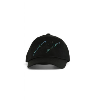 Armani Exchange Black cotton cap