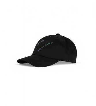 Armani Exchange Black cotton cap