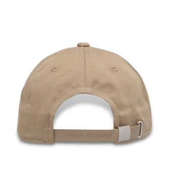 Armani Exchange Beige baseball cap