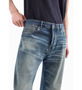 Armani Exchange Jeans Karotte blau