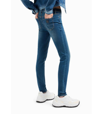 Armani Exchange Blue superskinny jeans