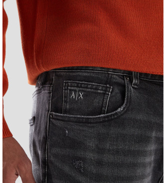 Armani Exchange Grijze 5-pocket jeans