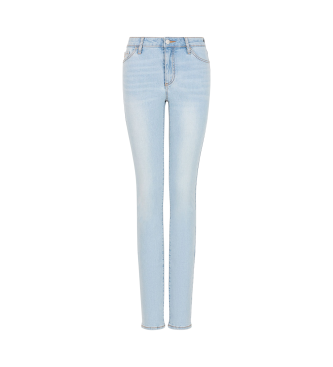 Armani Exchange Blauwe rechte jeans