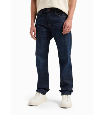 Armani Exchange Blauwe rechte jeans