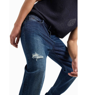 Armani Exchange Jeans blu sottili