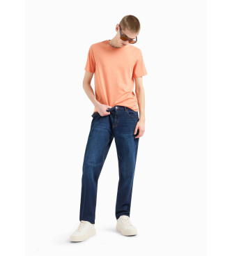 Armani Exchange Niebieskie jeansy slim