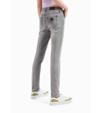 Armani Exchange Graue superskinny Jeans