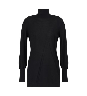 Armani Exchange Black knitted turtleneck jumper