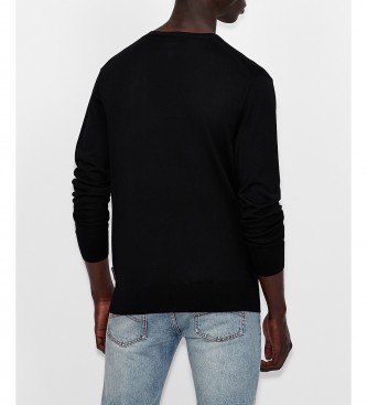 Armani Exchange Black wool sweater