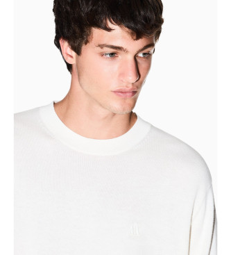 Armani Exchange Jersey Mezcla blanco