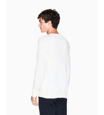 Armani Exchange Jersey Mezcla blanco